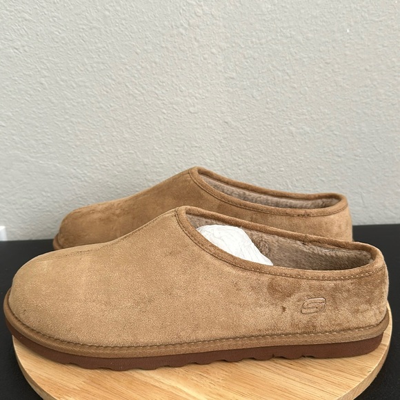 Skechers Men's Relaxed Fit Faux Suede Mule Slippers-Lemato - Picture 3 of 6